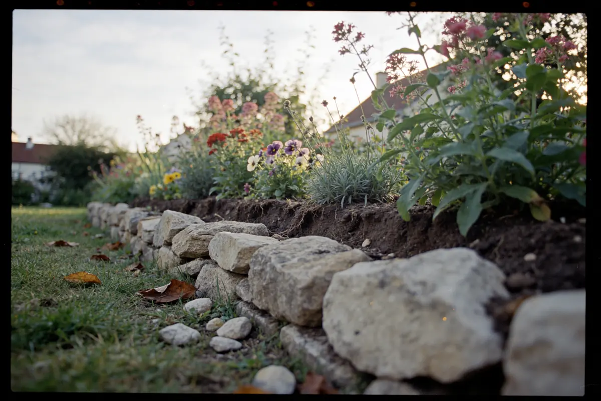 Jardin bordure pierre : Avantages des modèles naturels !