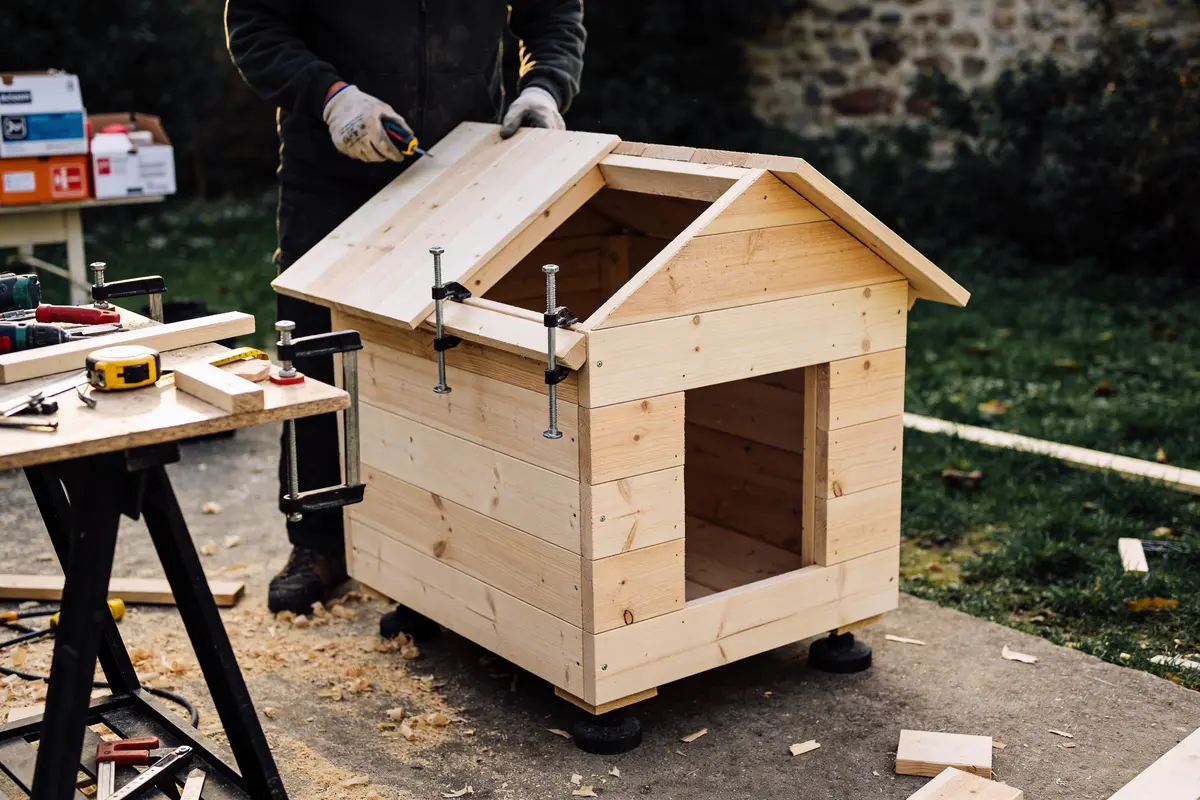 Fabriquer une niche pour chien en bois : Comment faire ?